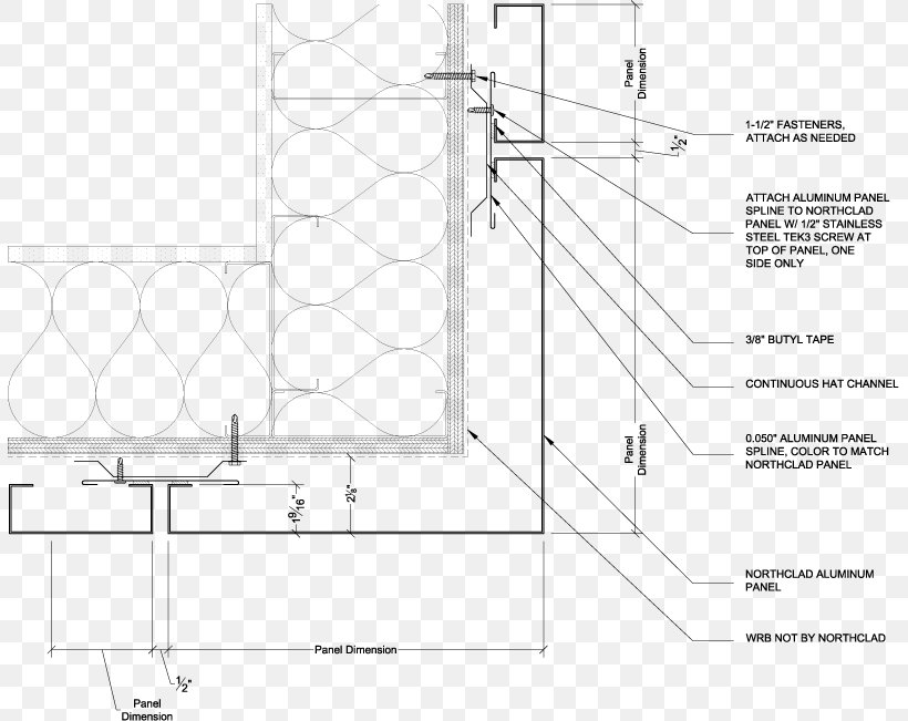 Wall Cladding Rainscreen Aluminium Metal, PNG, 805x651px, Wall, Aluminium, Area, Building Insulation, Cladding Download Free