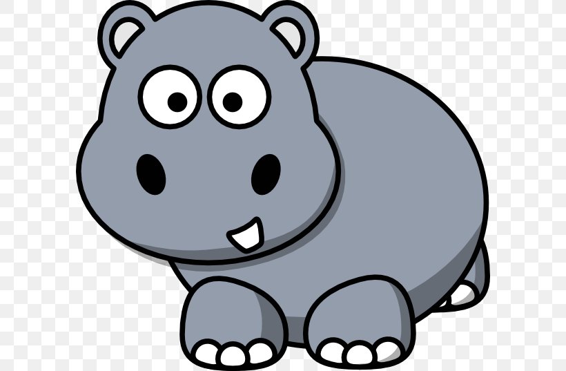 Hippopotamus Cartoon Cuteness Free Content Clip Art, PNG, 600x537px, Watercolor, Cartoon, Flower, Frame, Heart Download Free