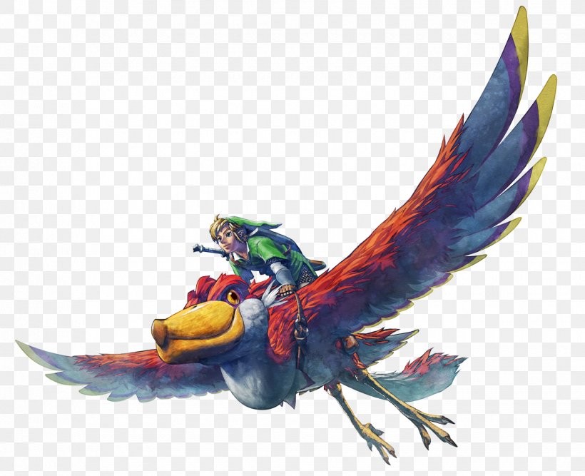 The Legend Of Zelda: Skyward Sword Link The Legend Of Zelda: Breath Of The Wild Wii, PNG, 1750x1425px, Legend Of Zelda Skyward Sword, Beak, Bird, Dragon, Feather Download Free