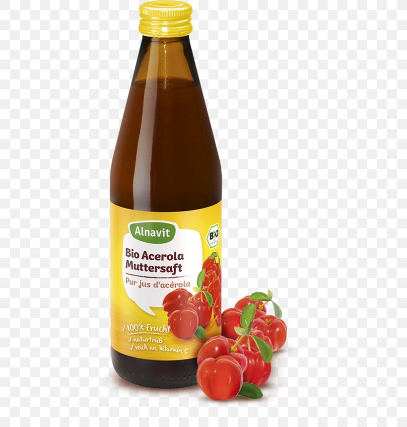 Juice Organic Food Malpighia Glabra Barbados Cherry Direktsaft, PNG, 455x860px, Juice, Alnatura, Barbados Cherry, Cherry, Condiment Download Free