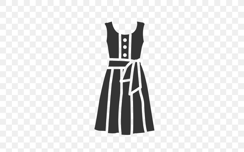 Little Black Dress Tunic Clothing Wedding Dress, PNG, 512x512px, Little Black Dress, Black, Clothes Hanger, Clothing, Coat Download Free