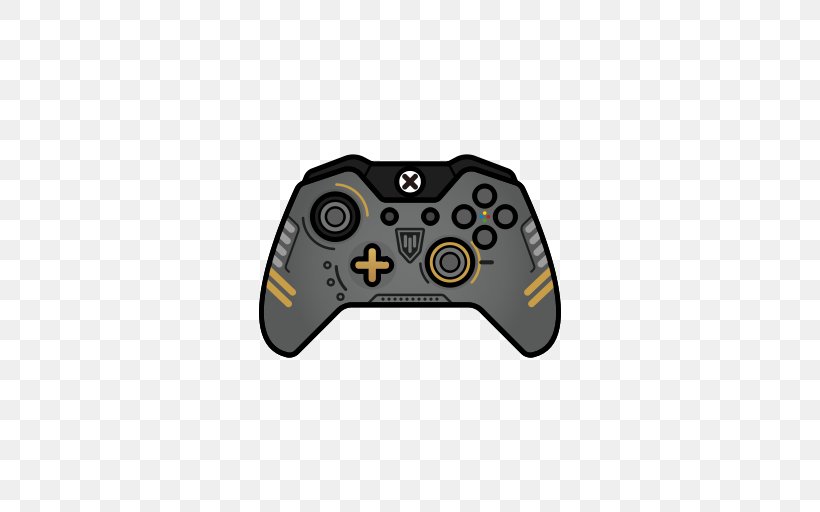 Xbox One Controller Xbox 360 Controller, PNG, 512x512px, Xbox One Controller, All Xbox Accessory, Black, Electronic Device, Game Controller Download Free