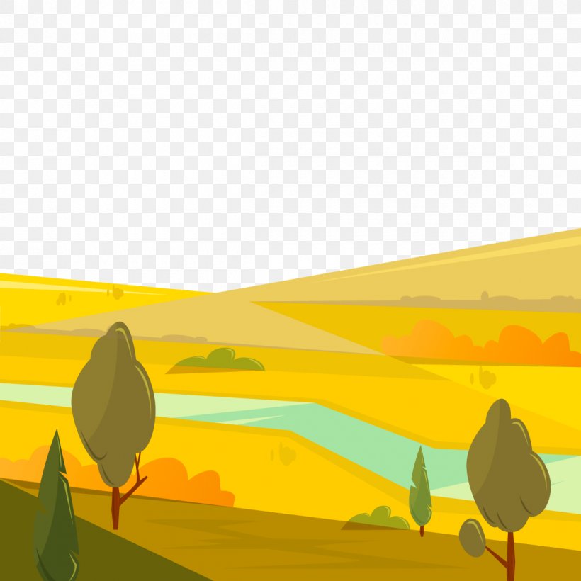 Euclidean Vector Autumn Landscape Illustration, PNG, 1200x1200px, Autumn, Ecoregion, Landscape, Plain, Plant Download Free