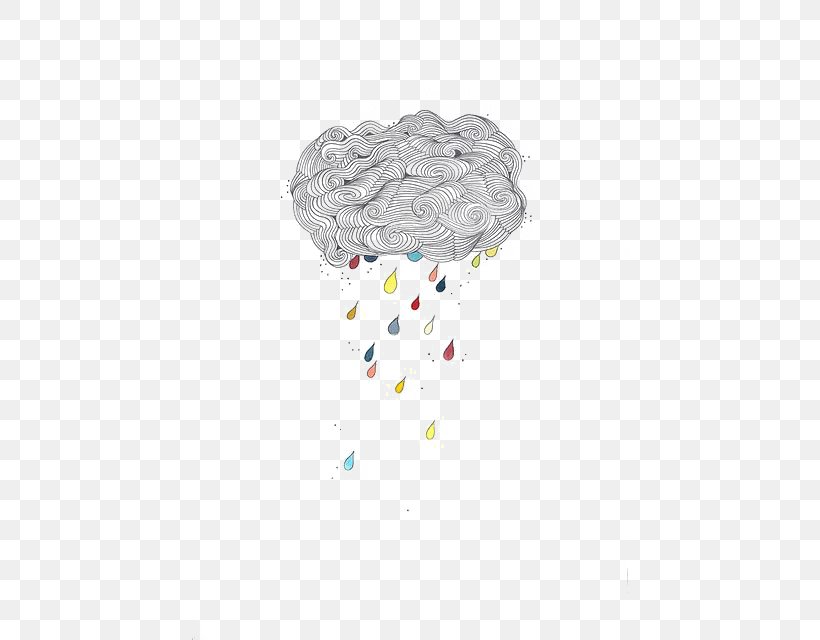 Rain Cloud Drawing Illustration, PNG, 436x640px, Rain, Art, Cloud, Color, Drawing Download Free