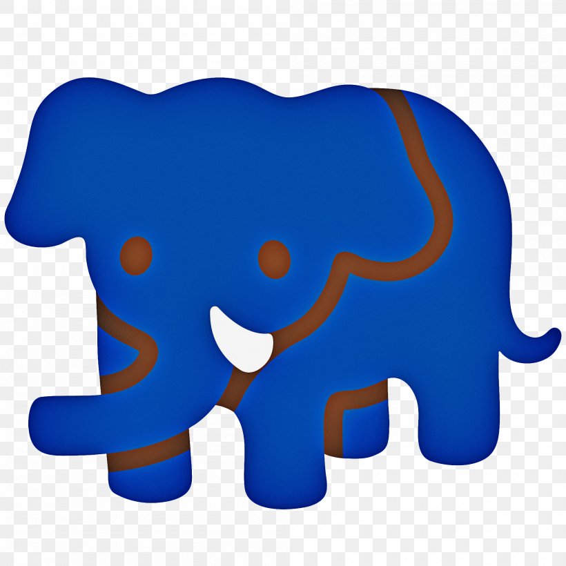 Apple Emoji, PNG, 2000x2000px, Emoji, African Elephant, Animal Figure, Apple Color Emoji, Blue Download Free