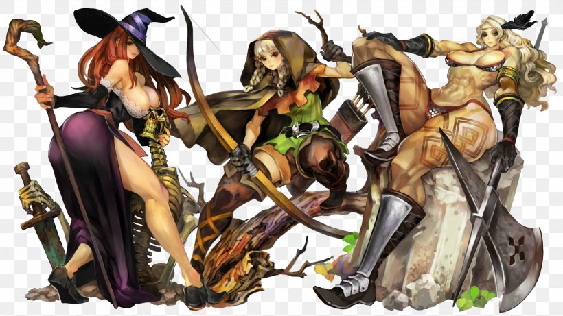 Dragon's Crown Odin Sphere Vanillaware Magician Video Games, PNG, 1920x1080px, Watercolor, Cartoon, Flower, Frame, Heart Download Free