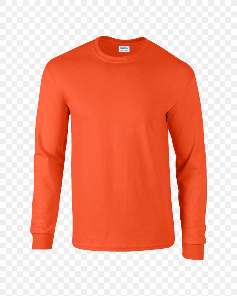 Long-sleeved T-shirt Gildan Activewear, PNG, 1000x1250px, Tshirt, Active Shirt, Clothing, Collar, Cotton Download Free