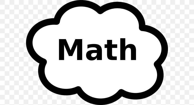 Mathematics Sign Mathematical Notation Symbol Clip Art, PNG, 600x443px, Mathematics, Area, Arithmetic, Black And White, Brand Download Free