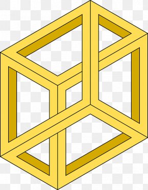 Penrose Triangle Optical Illusion Geometry Shape, PNG, 1200x628px ...