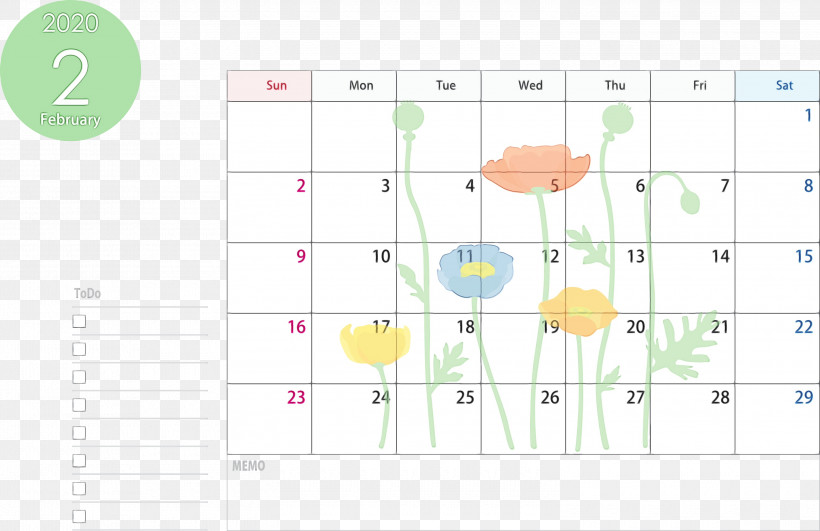 Text Line Font Pattern Diagram, PNG, 3000x1943px, 2020 Calendar, February 2020 Calendar, Diagram, February 2020 Printable Calendar, Line Download Free