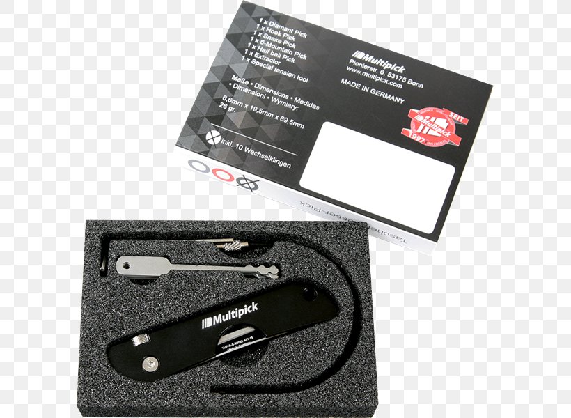Lock Picking Multipick Pocketknife Publishing, PNG, 599x600px, Lock Picking, Brand, Germany, Hardware, Jackknife Resampling Download Free