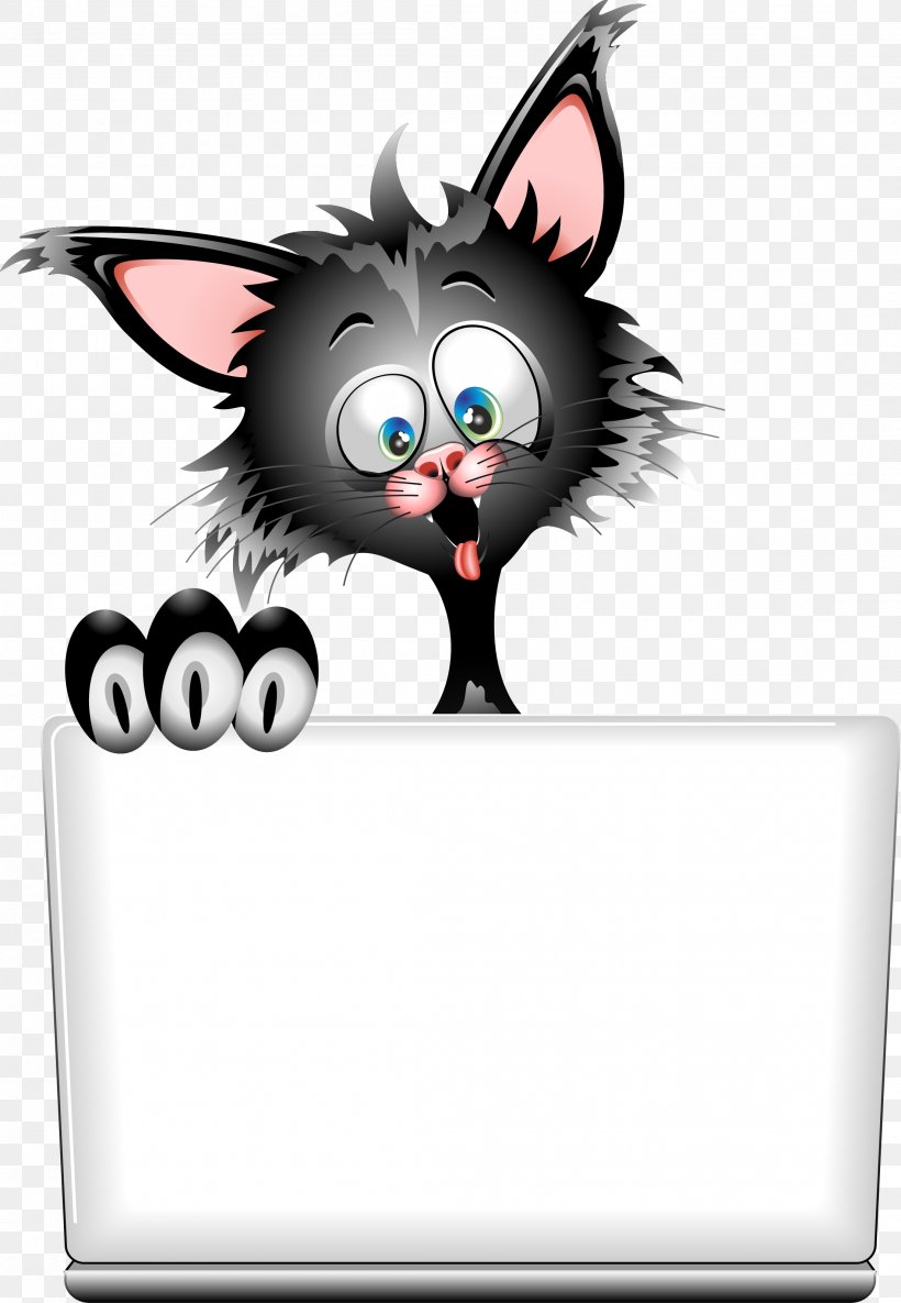 Black Cat Kitten Cartoon Clip Art, PNG, 2205x3188px, Cat, Black Cat, Carnivoran, Cartoon, Cat Like Mammal Download Free