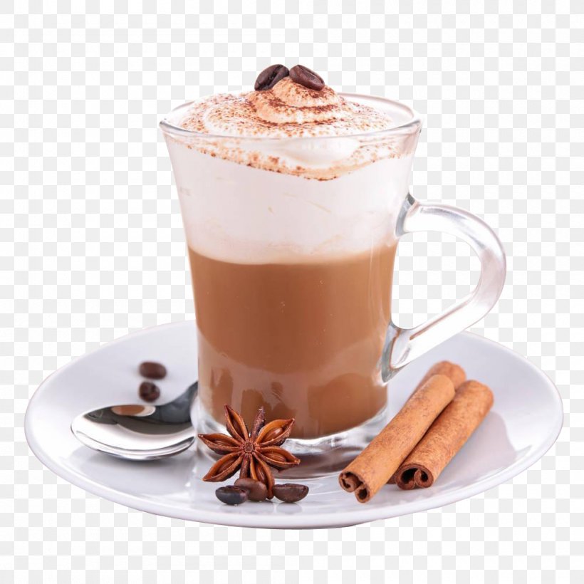 Ice Cream Frappxe9 Coffee Milkshake Smoothie, PNG, 1000x1000px, Ice Cream, Babycino, Banco De Imagens, Cafe Au Lait, Caffeine Download Free