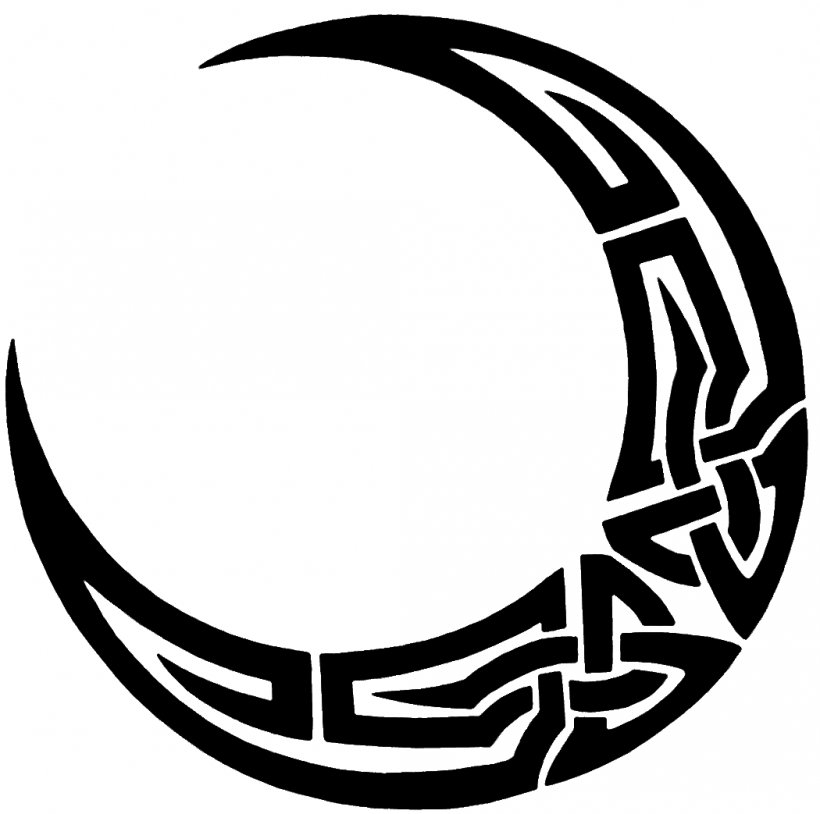 Solar Symbol Moon Crescent, PNG, 1050x1043px, Symbol, Art, Black And White, Celtic Knot, Crescent Download Free