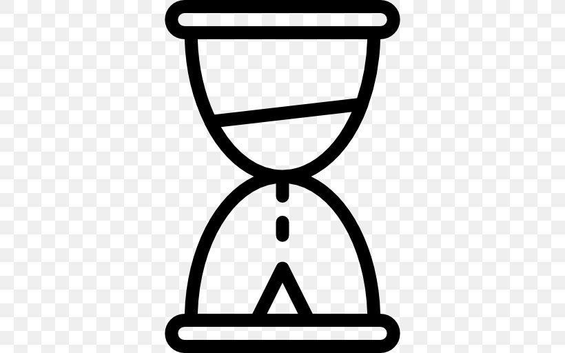 Hourglass, PNG, 512x512px, Hourglass, Area, Black And White, Chair, Clock Download Free