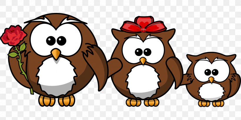 Owl Bird Cartoon Clip Art, PNG, 1920x960px, Owl, Animal, Animation, Beak, Bird Download Free
