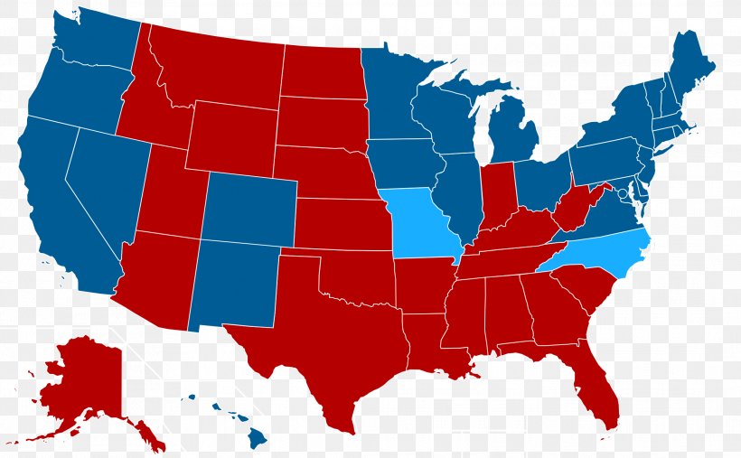 United States Red States And Blue States US Presidential Election 2016 Map, PNG, 2131x1318px, United States, Area, Blank Map, Choropleth Map, Election Download Free