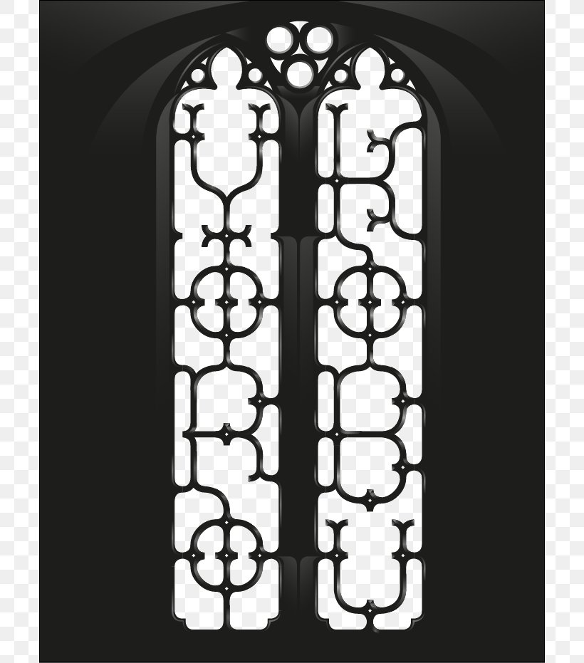 Window Stained Glass Grille, PNG, 710x931px, Window, Art, Black And White, Creativity, Dyeing Download Free