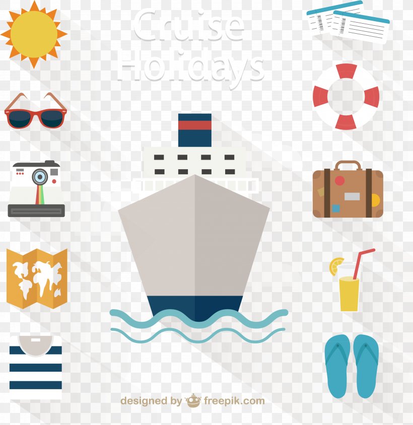 Cruise Ship Tourism Illustration, PNG, 3080x3173px, Cruise Ship, Brand, Flat Design, Logo, Luxury Download Free