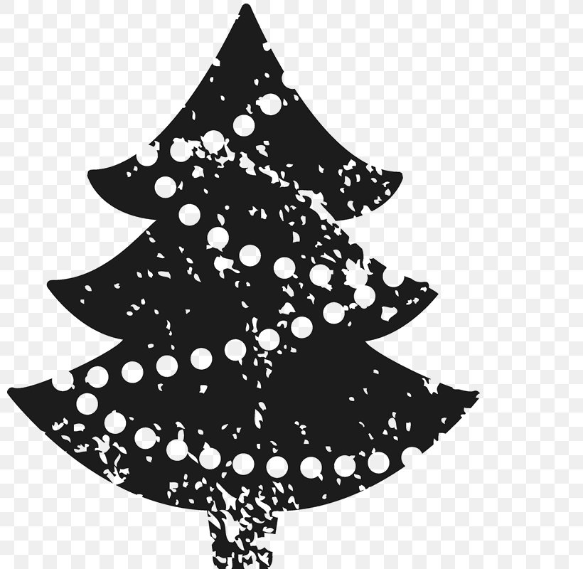 Fir Christmas Tree Rubber Stamp Postage Stamps, PNG, 800x800px, Fir, Black, Black And White, Branch, Cardmaking Download Free