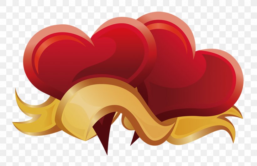 Heart Valentine's Day Clip Art, PNG, 1000x649px, Watercolor, Cartoon, Flower, Frame, Heart Download Free