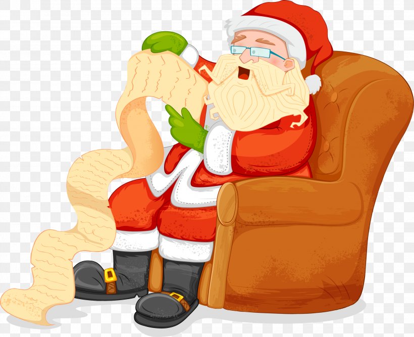 Santa Claus Wish List Clip Art, PNG, 2501x2036px, Santa Claus, Christmas, Drawing, Fictional Character, Holiday Download Free