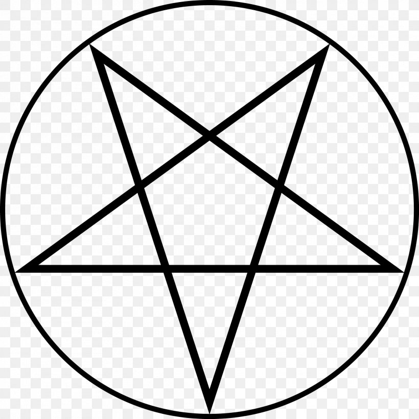 Pentagram Cross Of Saint Peter Satanism Pentacle Baphomet, PNG, 2023x2023px, Pentagram, Area, Baphomet, Black, Black And White Download Free