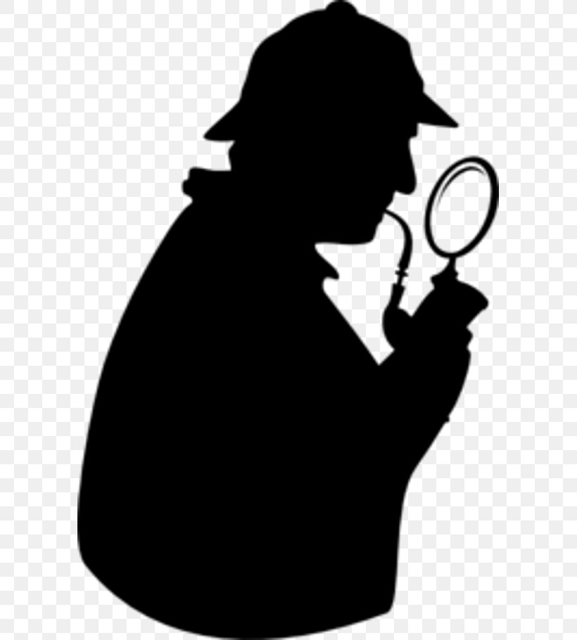 Sherlock Holmes Magnifying Glass Detective Clip Art, PNG, 599x910px, Sherlock Holmes, Black And White, Consulting Detective, Detective, Document Download Free