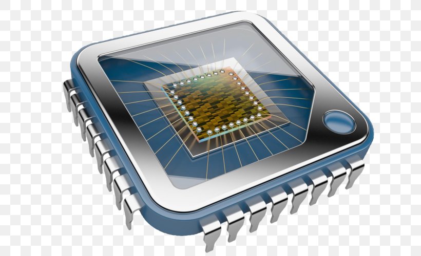 Central Processing Unit Integrated Circuits And Chips Stock Photography
