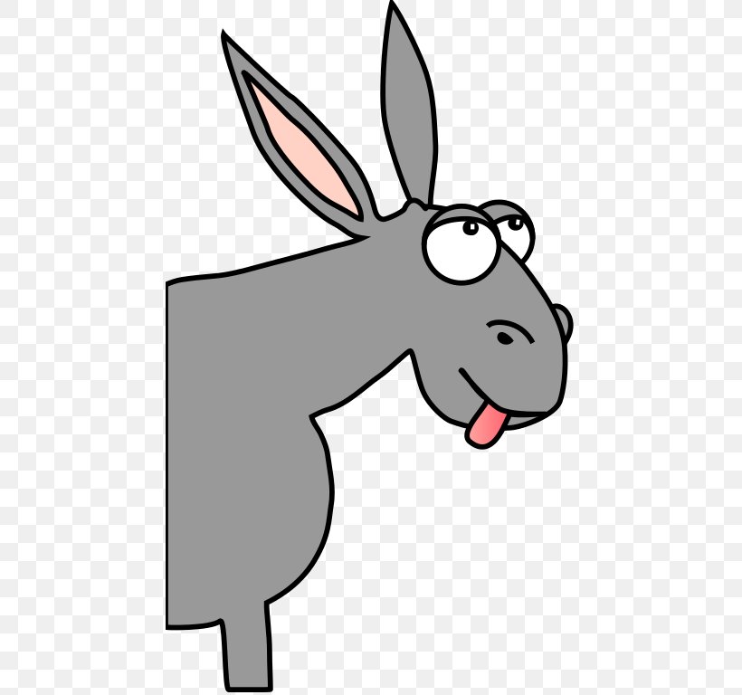 Donkey Free Content Clip Art, PNG, 454x768px, Donkey, Animation, Area, Artwork, Black And White Download Free