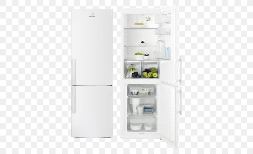 Refrigerator EN3601MOW Electrolux Lodówka Freezers Frigidaire, PNG, 500x500px, Refrigerator, Cold, Electrolux, Freezers, Frigidaire Download Free