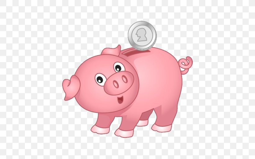 Piggy Bank Money Clip Art, PNG, 512x512px, Piggy Bank, Bank, Coin, Mammal, Money Download Free