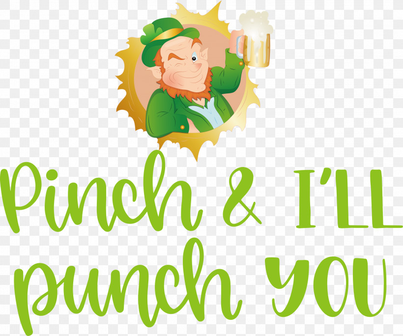 Pinch Punch St Patricks Day, PNG, 3000x2504px, Pinch, Behavior, Character, Green, Happiness Download Free