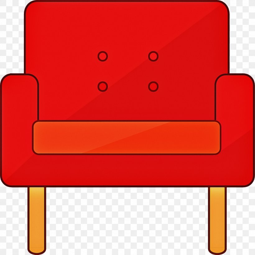 Red Furniture Clip Art Chair Line, PNG, 3000x3000px, Red, Chair, Furniture, Rectangle Download Free