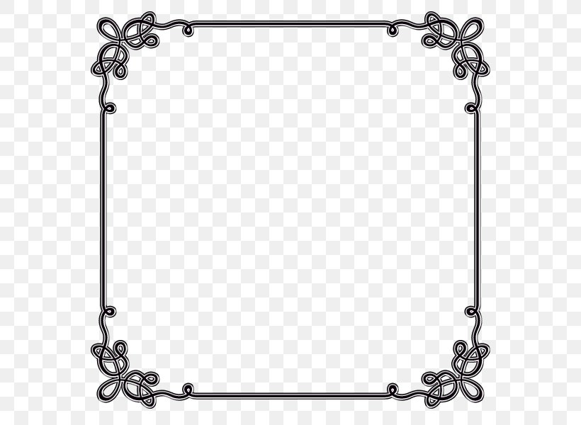 Borders And Frames Microsoft Word Clip Art, PNG, 600x600px, Borders And Frames, Area, Black And White, Body Jewelry, Document Download Free