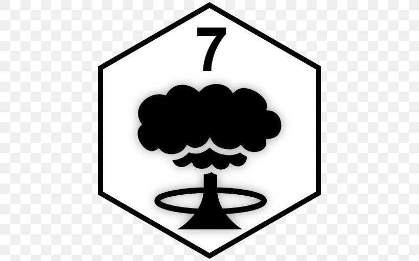 Clip Art Mushroom Cloud Image Nuclear Weapon Vector Graphics, PNG, 512x512px, Mushroom Cloud, Area, Black, Black And White, Bomb Download Free