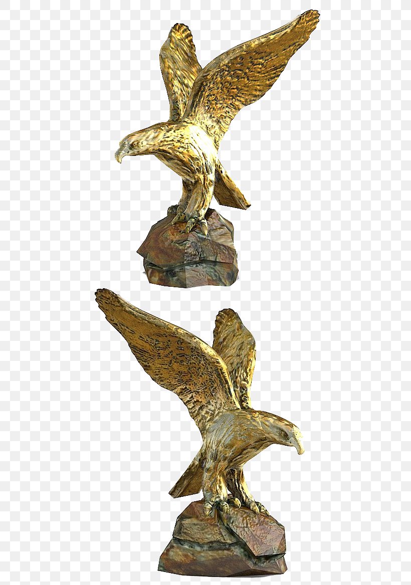Golden Eagle Bronze Sculpture Golden Eagle Bird, PNG, 600x1167px, Eagle, American Gold Eagle, Animal, Artifact, Award Download Free
