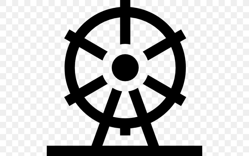 Ship's Wheel Computer Icons Ferris Wheel, PNG, 512x512px, Ship S Wheel, Anchor, Bicycle, Black And White, Brand Download Free
