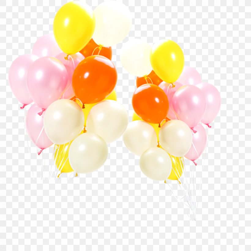 Balloon Yellow White, PNG, 1200x1200px, Balloon, Orange, Party Supply, Pink, Red Download Free