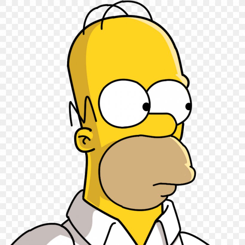 Homer Simpson Bart Simpson Marge Simpson Lisa Simpson Mr. Burns, PNG, 900x900px, Homer Simpson, Area, Artwork, Bart Simpson, Beak Download Free
