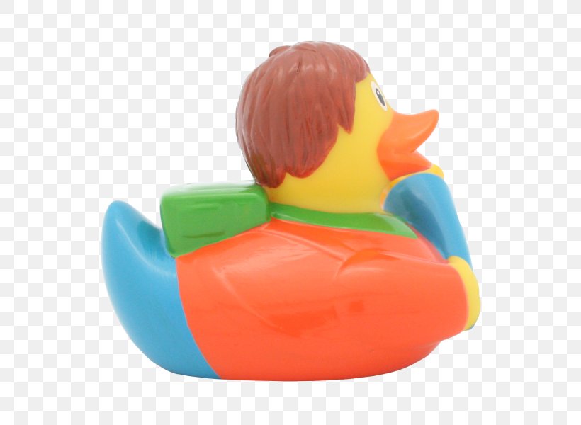 Badeente Schulkind Junge Bird Toy Inflatable Plastic, PNG, 600x600px, Bird, Ducks Geese And Swans, Google Play, Inflatable, Orange Sa Download Free