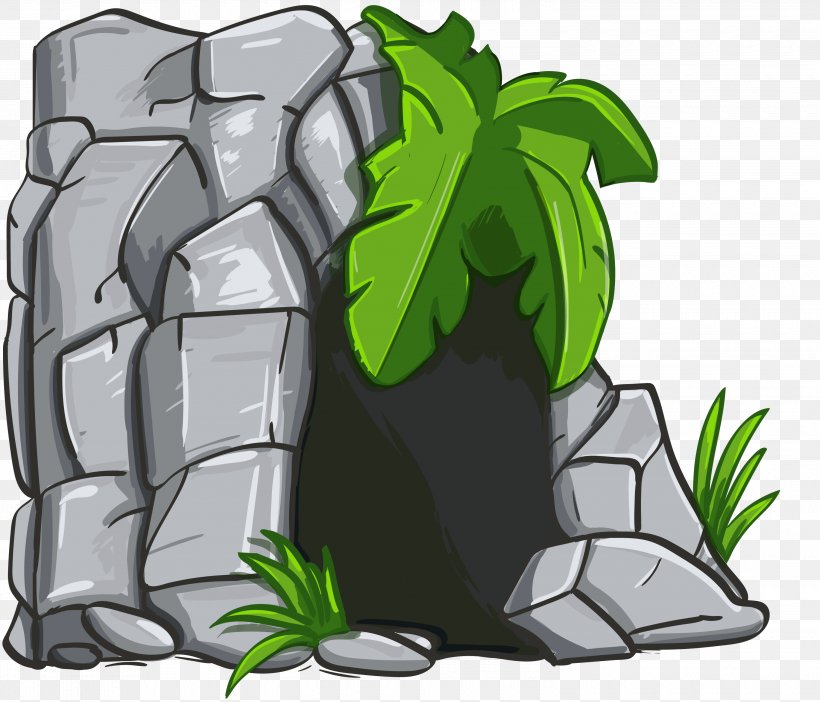 Clip Art Vector Graphics Illustration Cave Image, PNG, 3000x2570px, Cave, Drawing, Fictional Character, Flower, Grass Download Free