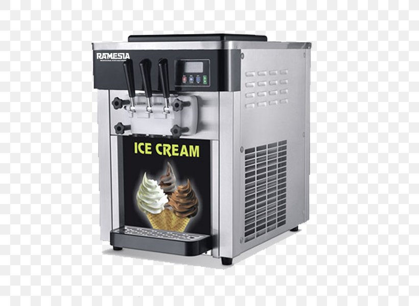 Ice Cream Makers Soft Serve Machine Cafe, PNG, 579x600px, Ice Cream, Cafe, Coffeemaker, Espresso Machine, Flavor Download Free