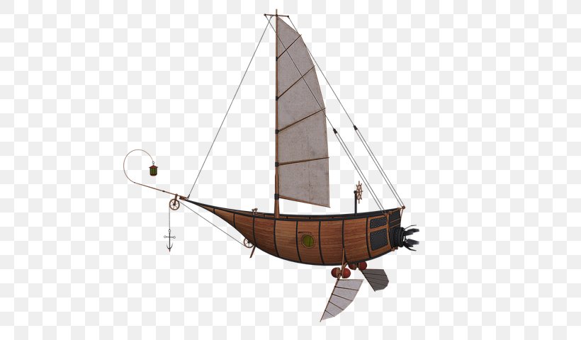 Sailing Ship Caravel Yawl Lugger, PNG, 640x480px, Sail, Airship, Balloon, Baltimore Clipper, Boat Download Free