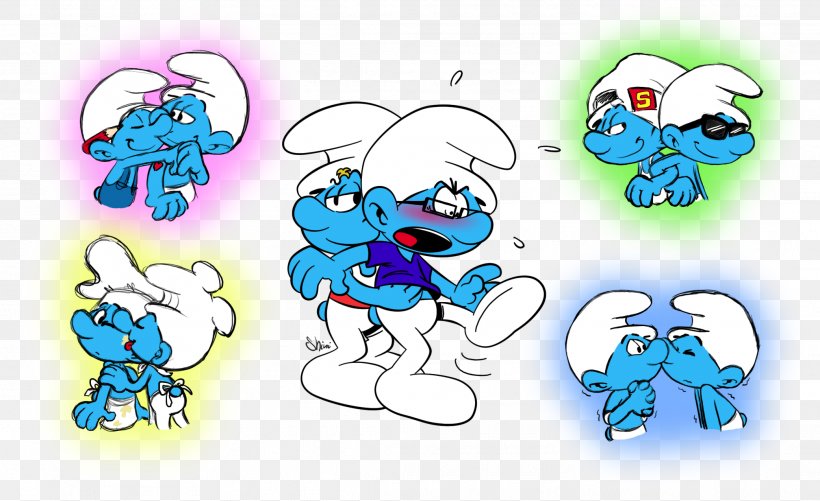 Smurfette Baby Smurf Greedy Smurf Brainy Smurf Hefty Smurf, PNG, 2082x1274px, Smurfette, Animal Figure, Art, Baby Smurf, Brainy Smurf Download Free