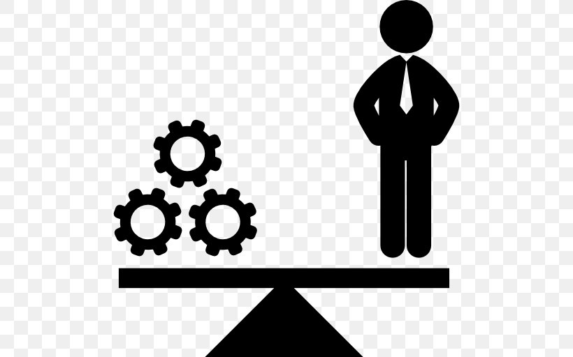 Symbol Businessperson Measuring Scales, PNG, 512x512px, Symbol, Area, Black, Black And White, Brand Download Free