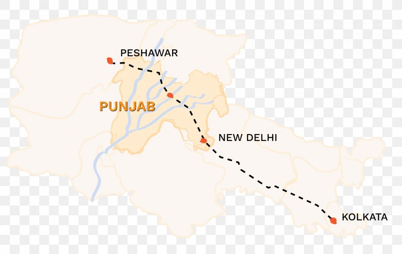 Grand Trunk Road Map Punjab, PNG, 1745x1106px, Grand Trunk Road, Area, Asia, Culture, Map Download Free