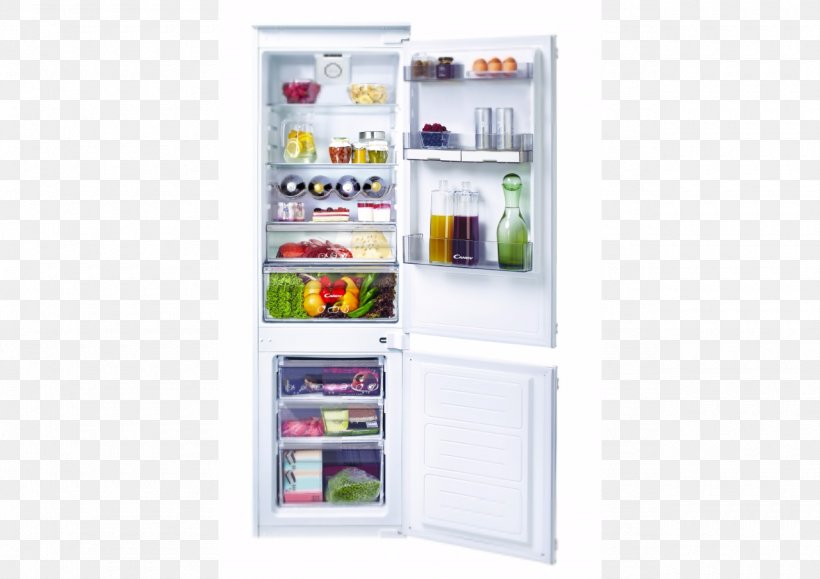 Refrigerator Candy 55Cm Integrated Fridge Freezer CKBB Candy BCBS 174 Npu Combinato Incasso Home Appliance, PNG, 1280x904px, Refrigerator, Candy, Dishwasher, Drawer, Freezers Download Free