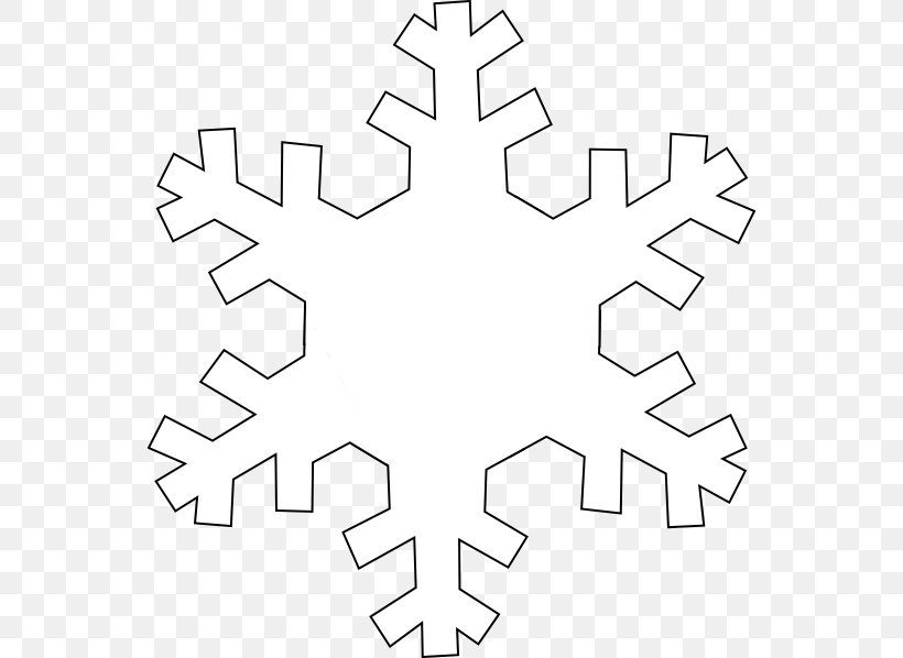 Snowflake Clip Art, PNG, 552x598px, Snowflake, Area, Black And White, Color, Diagram Download Free