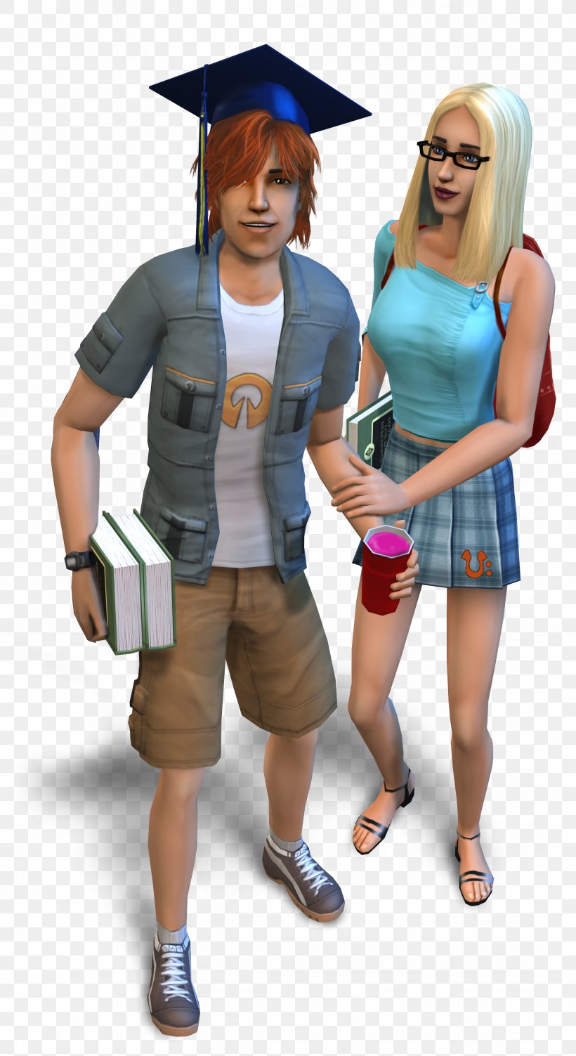 The Sims 2: University The Sims 2: Pets The Sims 3: University Life The Sims 4 Expansion Pack, PNG, 2136x3917px, Sims 2 University, Clothing, Costume, Expansion Pack, Headgear Download Free